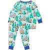 RuffleButts SoftSnooze Gender Inclusive Holiday Long Sleeve Pajama Set - 2 of 2