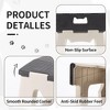 Itopfox Foldable Step Stool for Kids & Adults, Lightweight Collapsible Stool with Handle, Supports 300lb, Ideal for Kitchen Bathroom (Gray) - 3 of 4