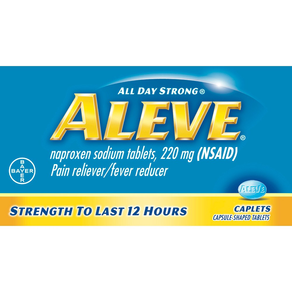 UPC 325866105066 product image for Aleve Pain Reliever & Fever Reducer Caplets - Naproxen Sodium (NSAID) - 100ct | upcitemdb.com