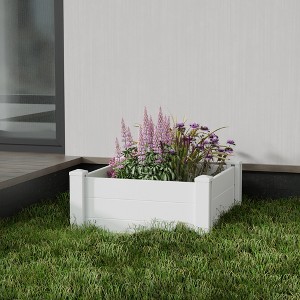 MAYERTY Raised Garden Bed PVC Raised Beds for Vegetables Outdoor Garden Raised Planter Box for Flowers - 1 of 4