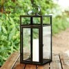 Fraleigh 20" Indoor/Outdoor Lantern - Black - PLT4074 - Safavieh - 2 of 3