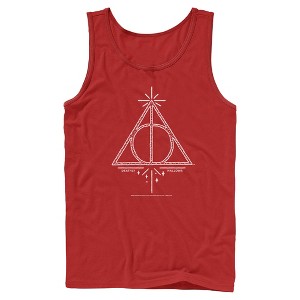 Mens Harry Potter Deathly Hallows Symbol Tank Top - 1 of 4