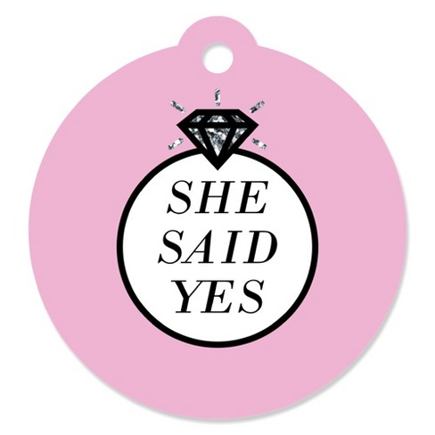 Big Dot Of Happiness Omg, You're Getting Married - Engagement Party Favor  Gift Tags (set Of 20) : Target