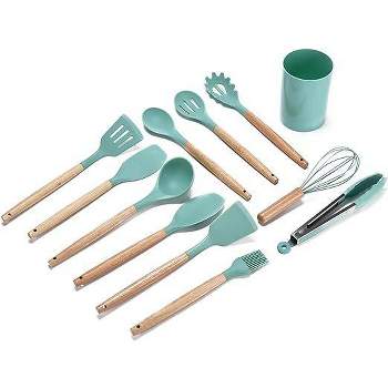 Outlery Turquoise Silicone Kitchen Utensils - 12Pcs