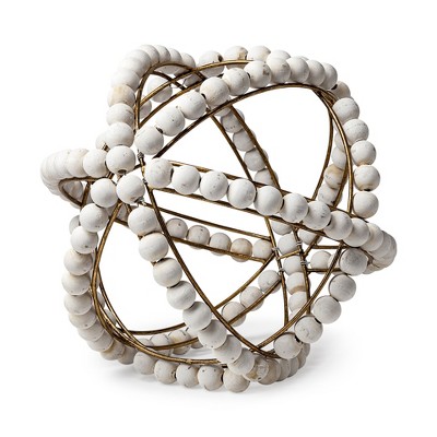 HomeRoots 12" White Tabletop Sculpture