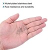 Unique Bargains Stainless Steel Quick Lock Design Fishing Snaps 100 Pcs - 4 of 4