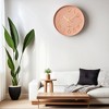 REGALWOVEN Plastic Classic Simple Battery Powered Silent Wall Clock 12 x 12 x 1.8 Inches - 3 of 4