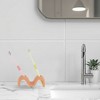 Unique Bargains Wave m Shape Toothbrush Holder 1 Pc - 4 of 4