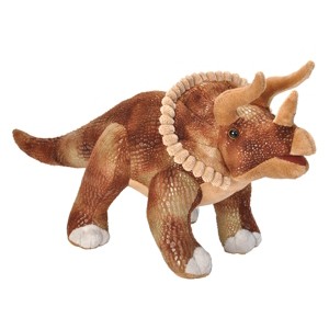 Wild Republic Dinosauria II Triceratops Stuffed Animal, 17 Inches - 1 of 1