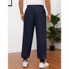 Men's Casual Lounge Pajama Yoga Jogger Pants Open Bottom Sweatpants with Pockets - 2 of 4