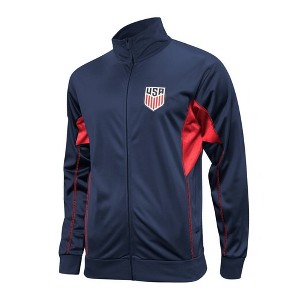 United States Soccer Federation Fortress Track Jacket - Navy Blue - 1 of 2