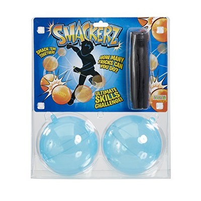 Hog Wild Smackerz Set - Clackers Toy with Soft Rubber Balls - Assorted Colors - Kids and Adults - Ages 5+