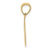 Black Bow Jewelry 14k Yellow Gold 13mm Moon and Stars Pendant - 2 of 4