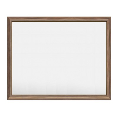 Apmir High-Strength Tempered Glass and Aluminum Alloy Framed French Cleat Mounted Wall Decor Mirror in matte black with 5-Year Warranty