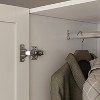 FUFU&GAGA White Grand Armoire With Hanging Rods Storage Wardrobe Cabinet - 3 of 4