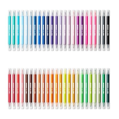 Mondo Llama - Brandclub - 48ct Dual-Tip Brush Marker Set in