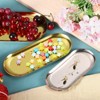Unique Bargains Candle Dessert Cosmetics Decorative Serving Trays 7 x 3.3 Inch - 4 of 4