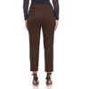 Rekkuna Women's Pull-On Ankle Work Pants – Mid-Rise Slim Straight Office Yoga Trousers with Pockets and Belt Loops - 3 of 4