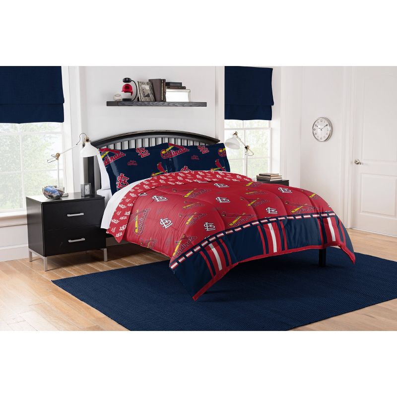 MLB St. Louis Cardinals Rotary Bed Set, 1 of 4