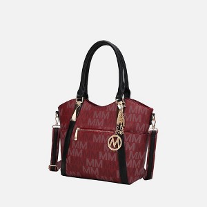 MKF Collection Jeneece M Signature Tote Bag Vegan Leather Stylish Women’s Purse by Mia K - 1 of 4