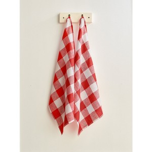 Solino Home Linen Buffalo Check Kitchen Towels - 1 of 4
