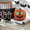 9" Pumpkin with Color Changing Eyes Halloween Decorative Scene Prop - Hyde & EEK! Boutique™ - image 2 of 3