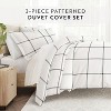 Modern Geometrics & Thatch Pattern 3PC Duvet Cover & Shams Set, Ultra Soft, Easy Care - Becky Cameron - 2 of 4