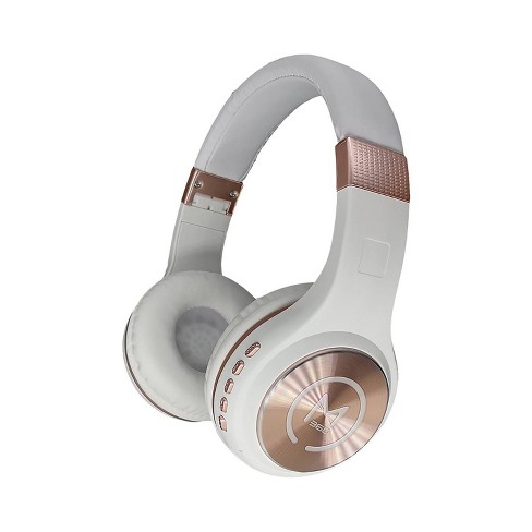 Morpheus 360 Serenity Hp5500r Wireless Over-the-ear Headphones Bluetooth  5.0 Headset With Microphone, White With Rose Gold Accents : Target