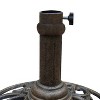 23lb Round Umbrella Stand Bronze - Oakland Living: For Market & Half Canopy, Steel Hardware - 3 of 4