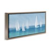 Stupell Industries White Sail Boats Across Coast, 25" x 11" - 3 of 4