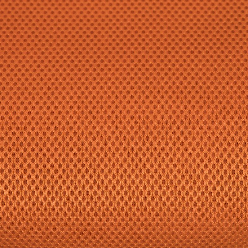 Emma and Oliver High Back Orange Mesh Ergonomic Office Chair with Black Frame and Flip-up Arms, 5 of 16