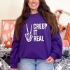 Simply Sage Market Women's Graphic Sweatshirt Creep It Real Peace - 2 of 4