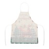 Unique Bargains Christmas Aprons Linen Black Red Green White Brown 21.65"x26.77" 1 Pcs - 4 of 4