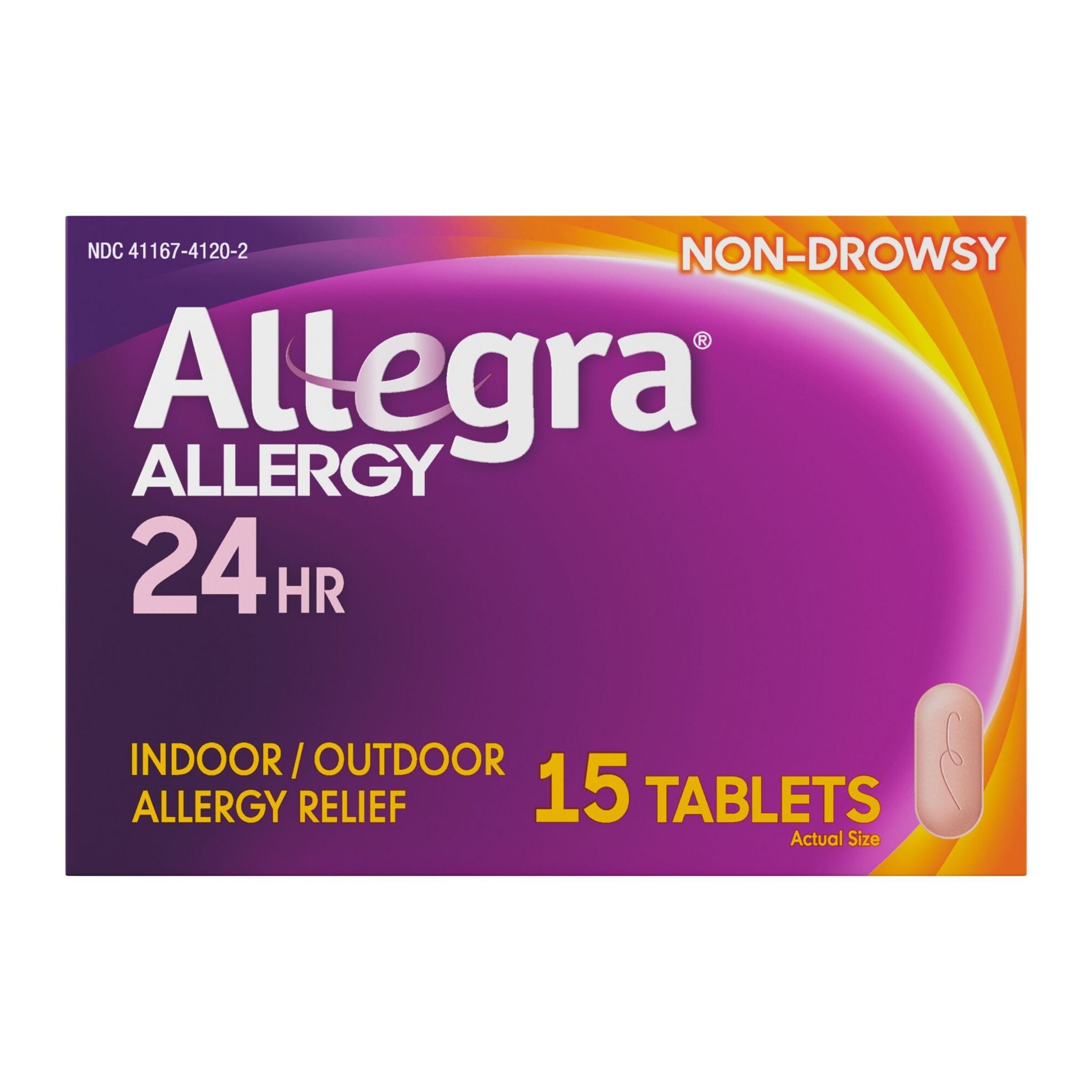 Allegra 24 Hour Allergy Relief Tablets - Fexofenadine Hydrochloride
