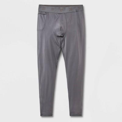 Men's Regular Fit Midweight Thermal Pants - All In Motion™ Gray Xl : Target