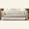 GDFStudio Tilo 83'' Mid-Century Modern 3-Seater Velvet Upholstered Sofa with 2 Pillows and Chesterfield Charm - 3 of 4
