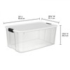 Sterilite 116 Quart Ultra Latching Storage Tote Box Container, Clear (24 Pack) - image 3 of 4