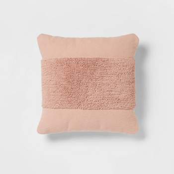 Modern Tufted Square Throw Pillow - Threshold™