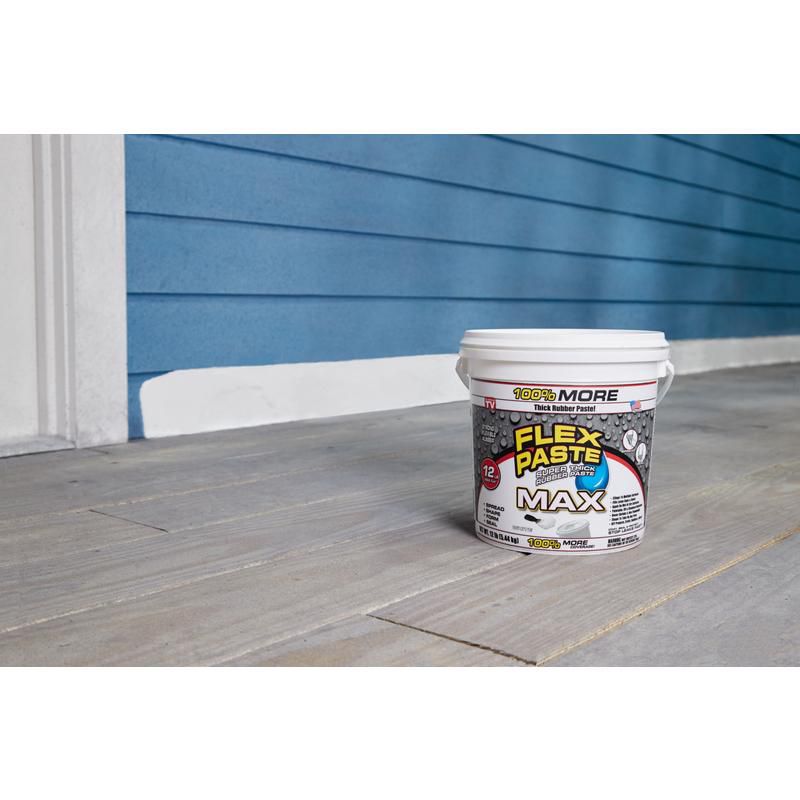 FLEX SEAL Family of Products FLEX PASTE MAX White Rubber Coating 12 lb, 4 of 11