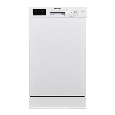 Danby 18" Wide Built-in Dishwasher in White DDW18D1EW