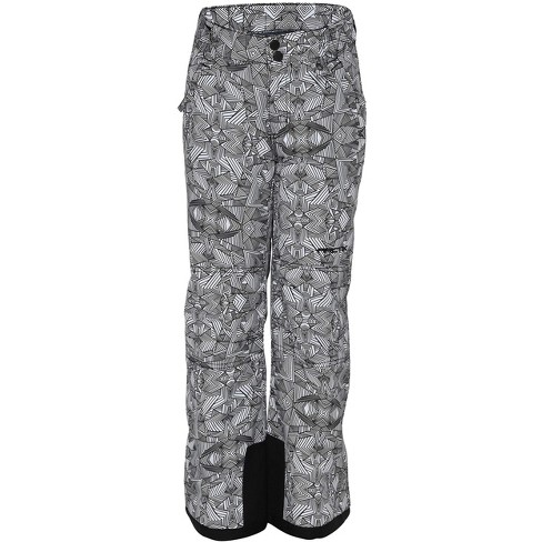 Arctix Kids Snow Pants With Reinforced Knees And Seat (diamond Print White,  4t) : Target