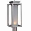 Craftmade Lighting Vailridge 1 - Light Post Light in  Stainless Steel - 2 of 3