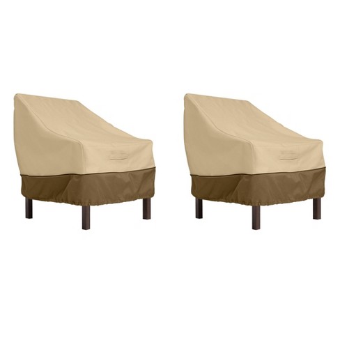 2pk Veranda Standard Dining Patio Chair Cover Classic Accessories Target