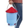 Little Giant Hen Hydrator, Outdoor Chicken Waterer & Poultry Water Dispenser with Gravity-Fed Design for Adult Birds, 3 Gallon - 3 of 4