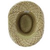 Ascentix Rush Straw Gambler Hat with Wide Brim - 3 of 4