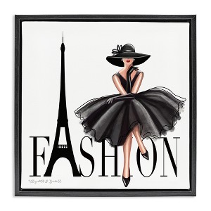 Stupell Industries Parisian Fashion Illustration, 25" x 25" - 1 of 4