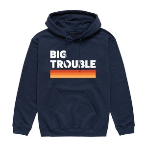 Men's - Instant Message - Trouble Big Graphic Fleece Pullover Hoodie - 1 of 4