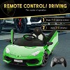 12V Licensed Lamborghini Kids Ride-On Car, Electric Battery-Powered Sports Car with Remote Control, Hydraulic Doors, 2 Speeds, ASTM Certified - 3 of 4
