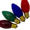 Northlight Pack of 4 Multi-Colored C7 Transparent Christmas Replacement Bulbs - 2 of 3