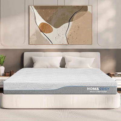 Vipbear Extra Firm Mattress Short Queen RV Mattress with Ice Silk Cover